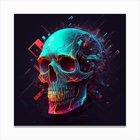 Skull Skull Skull Skull Skull Skull Skull Skull Skull Skull 2 Canvas Print