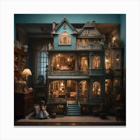 Miniature Doll House Canvas Print