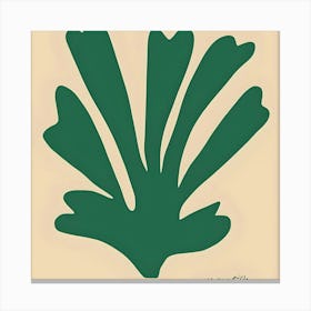 Green Leaf Canvas Print