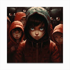 Horror kids Canvas Print