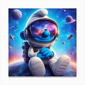 Smurfs Canvas Print