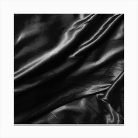 Black Satin Background Canvas Print