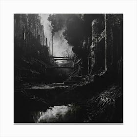 'Dark City' Canvas Print