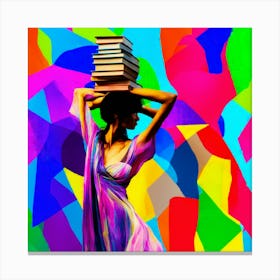 Geometric Beauty in Intellectual Balance Canvas Print