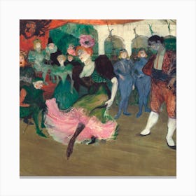 Marcelle Lender Dancing The Bolero In Chilpéric, Henri De Toulouse Lautrec Canvas Print
