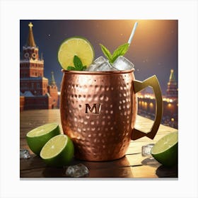 Illustrative Albedo Moscow Mule Art 0 Canvas Print