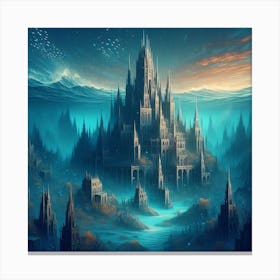 Underwater Palace 2 1 Canvas Print