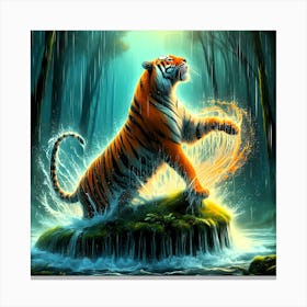 Wild Animal Illustration 148 Canvas Print