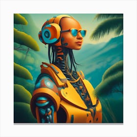 Robo-Girl Canvas Print