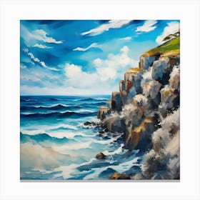 Seascape Painting Canvas Print