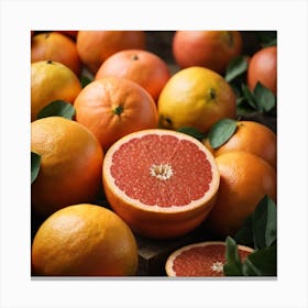 Grapefruits 2 Canvas Print