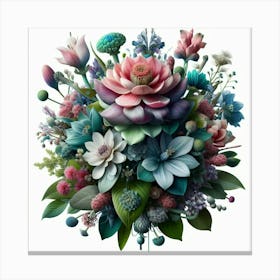 Bouquet Of Flowers 3 Canvas Print