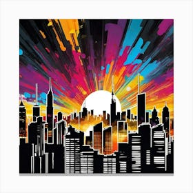New York City Skyline 48 Canvas Print