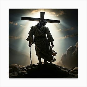 Jesus On The Cross Canvas Print