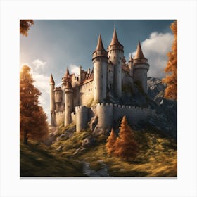 Castle On A Hill 2 Canvas Print