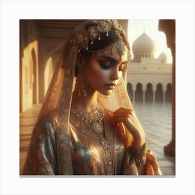 Islamic Woman91 Canvas Print