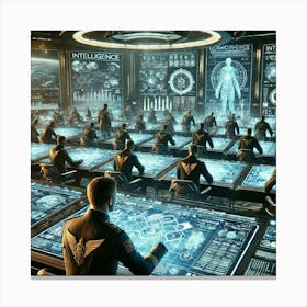 Intelligence Division Converted Canvas Print