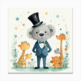 Default Mr Confidence Nursery Art 1 Canvas Print