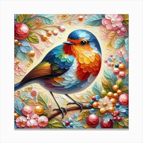 Bird Robin 4 Canvas Print