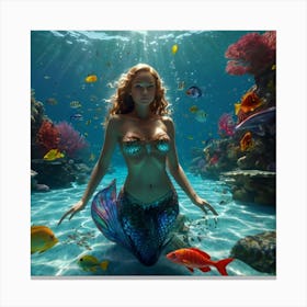 Mermaid 2 Canvas Print