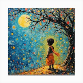 Little Krishna 1 Canvas Print