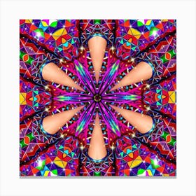 Psychedelic Mandala 56 Canvas Print