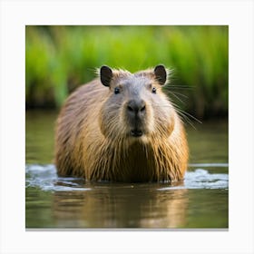 Capybara 9 Canvas Print