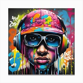 Hip Hop Girl Canvas Print