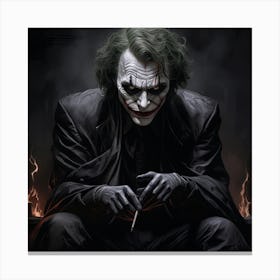 Joker Canvas Print