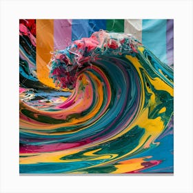 Colorful Wave Canvas Print