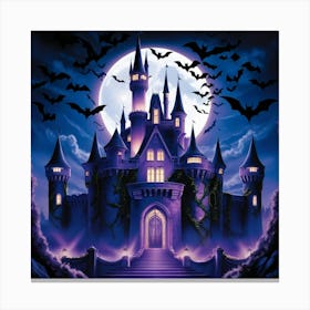 Halloween Castle 26 Canvas Print