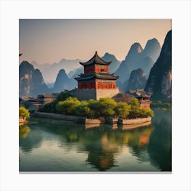 Liu Jiang Canvas Print