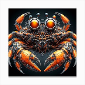 Steampunk Crab Canvas Print
