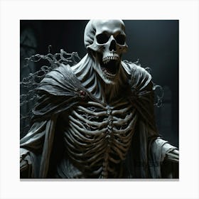 Skeleton 8 Canvas Print