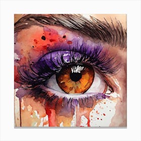 Eye Painting 2 Canvas Print
