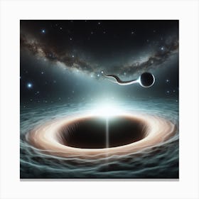 Black Hole Canvas Print