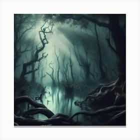 Dark Forest 53 Canvas Print