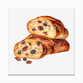 Raisin Bread Canvas Print