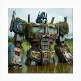 Transformers Optimus Prime Canvas Print