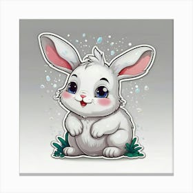 Cute Bunny 4 Canvas Print