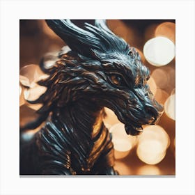 Bokeh Dragon Canvas Print