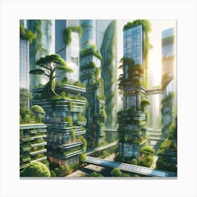 Natured Utopia Canvas Print