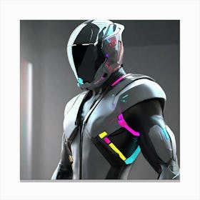 Futuristic Man 35 Canvas Print