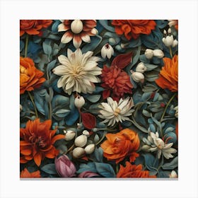 'Flowers' 1 Canvas Print