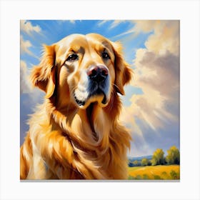 Golden Retriever 2 Canvas Print