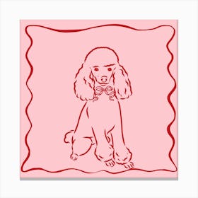 Poodle Canvas Print