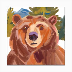 Brown Bear 02 Canvas Print