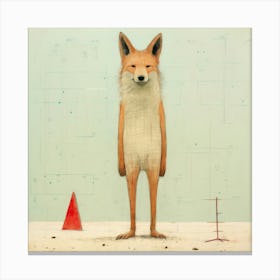 Cute Fox 1 Canvas Print