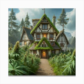 House In The Woods 4 Canvas Print