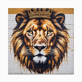 Lion Head Canvas Print